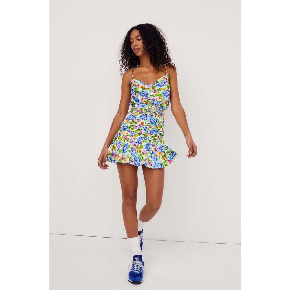For Love & Lemons Miranda Mini Dress S / Blue